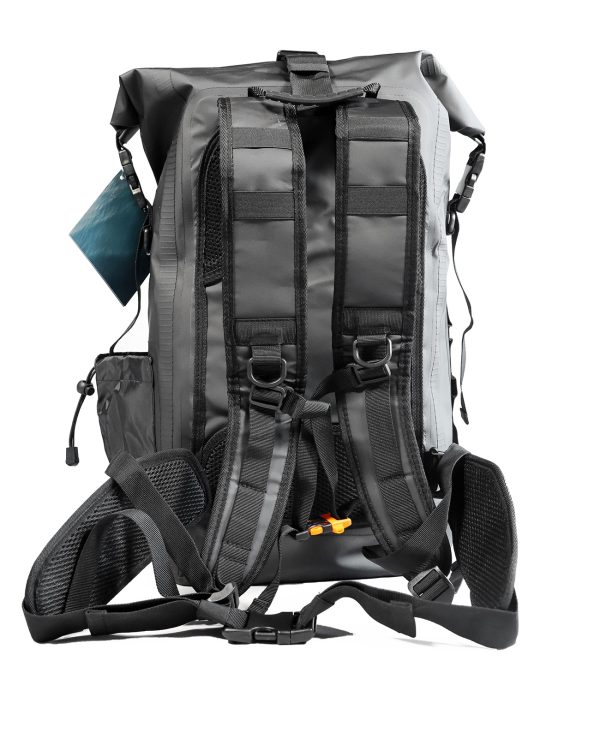 30L waterproof backpack back side