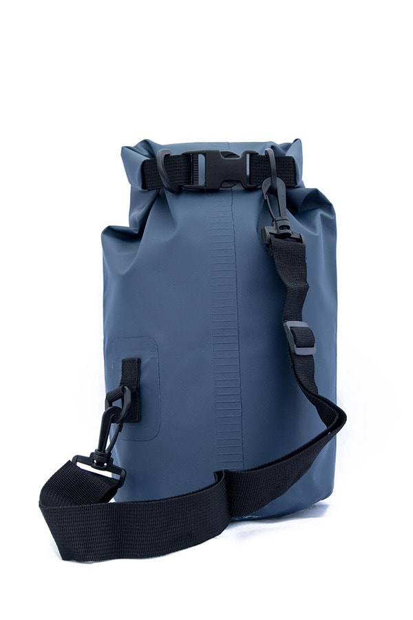 5 liter dry bag blue back side