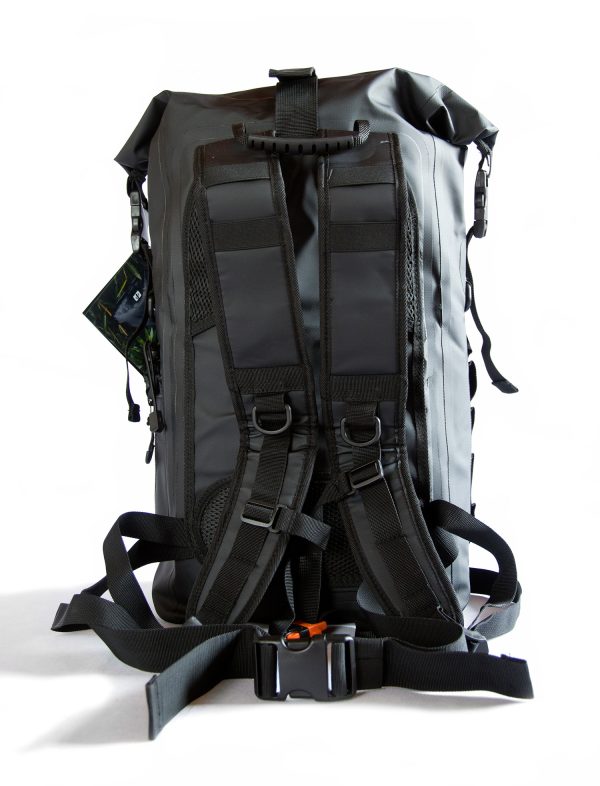 DryTide 18L waterproof backpack back side