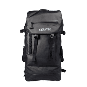 Home 7 DryTide waterproof backpack with multiple compartments and adjustable straps.