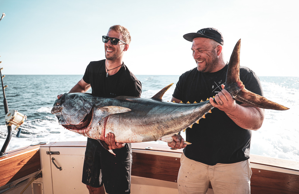 Catching big tuna in the Adriatic sea