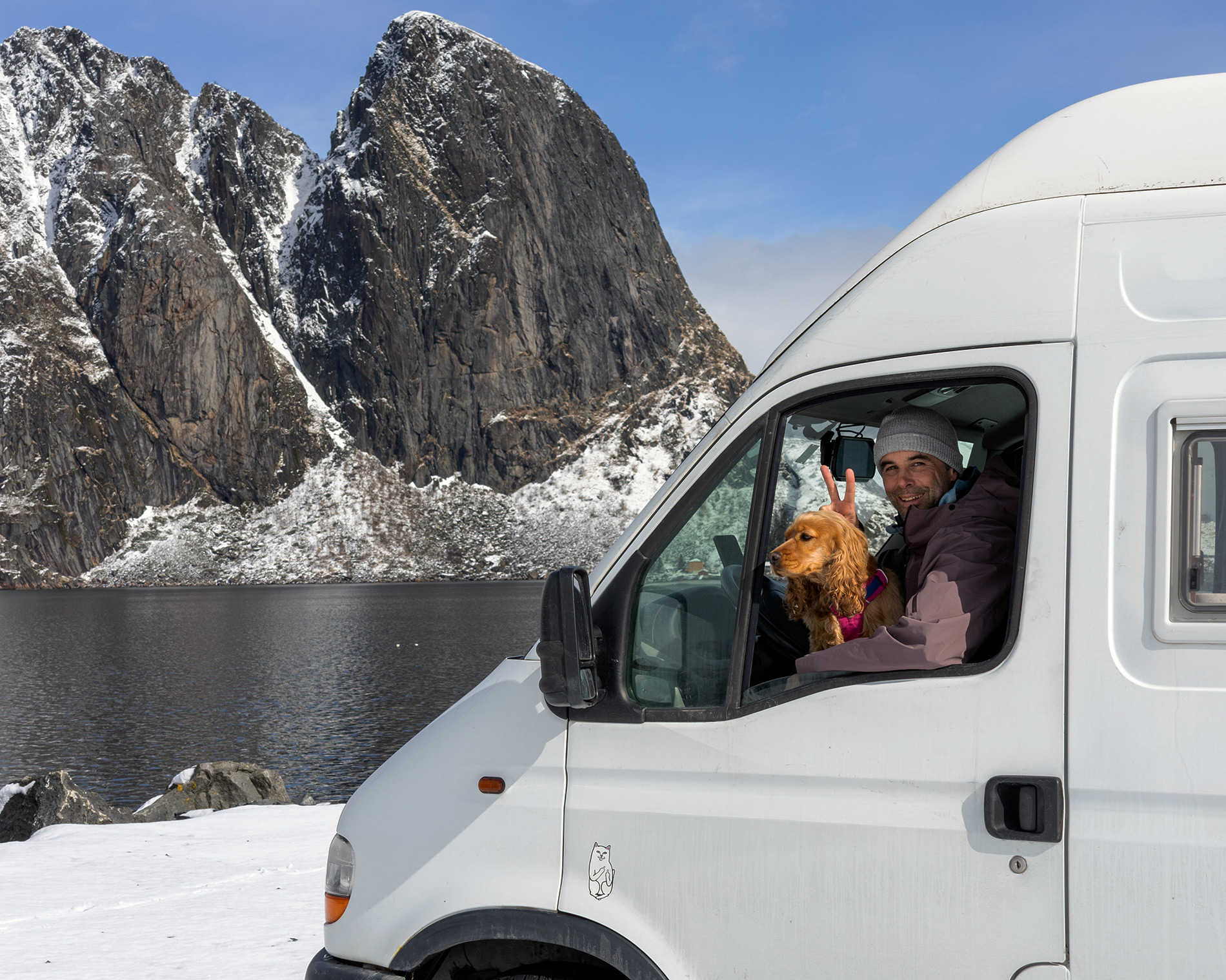 driving to the southern Lofoten