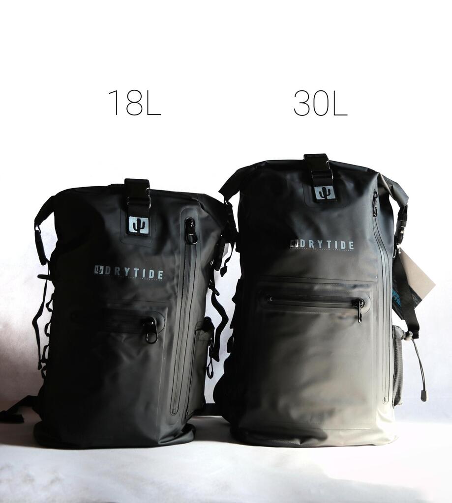 DryTide Backpack Size Comparison - DRYTIDE Waterproof Backpacks ...