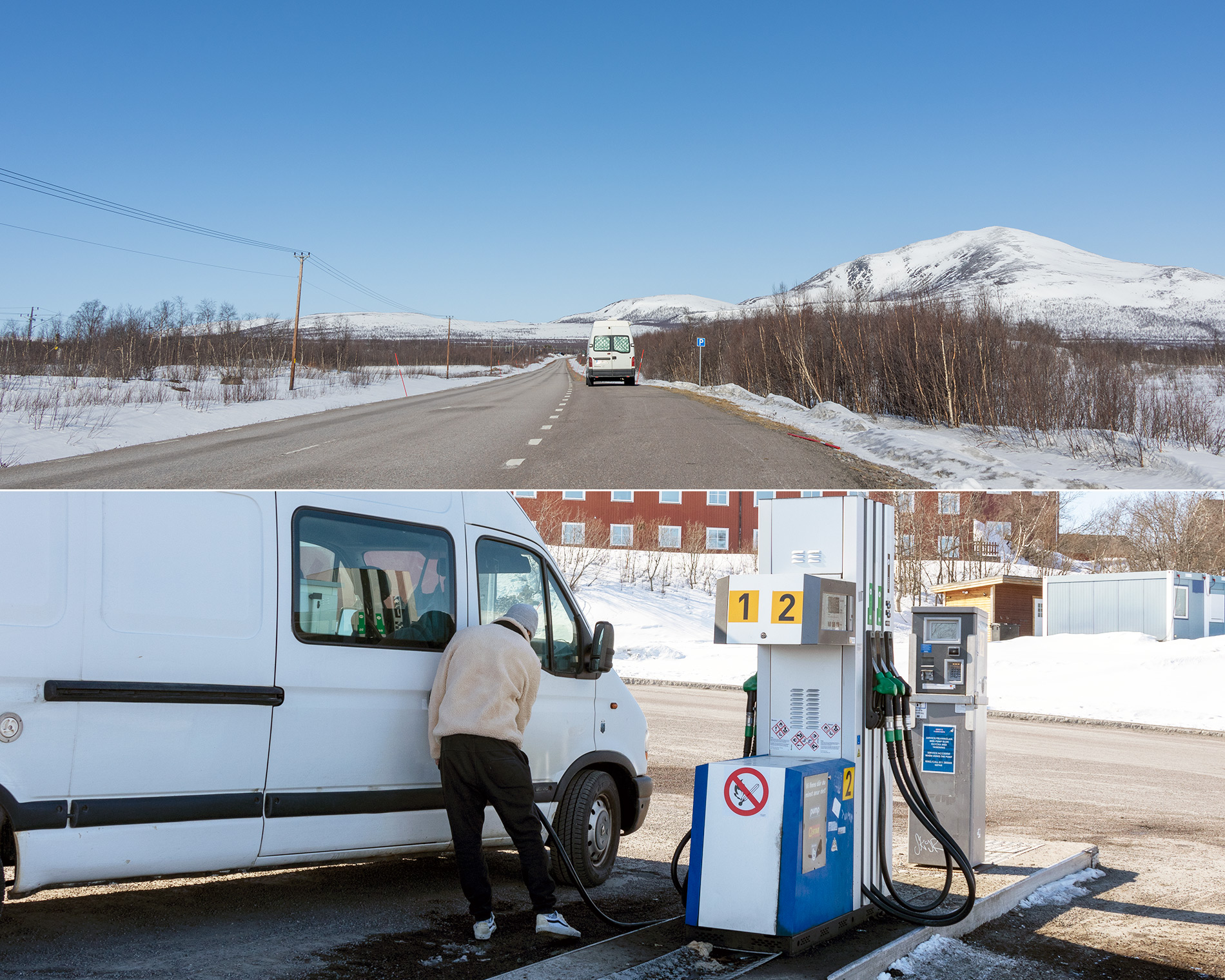 shots from the road through Lapland