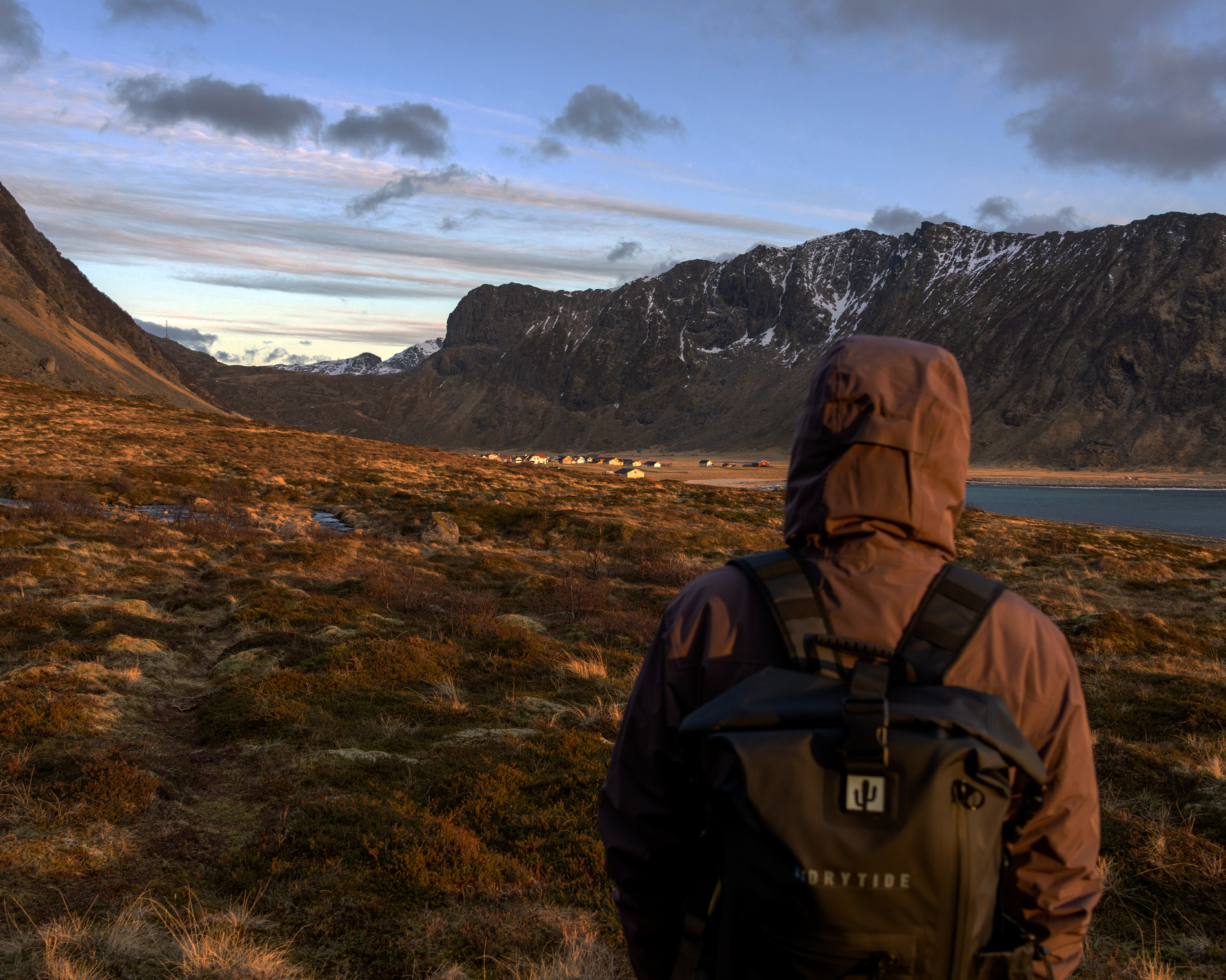 sunset views in Lofoten islands