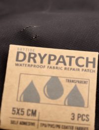 torn dry bag repair patch