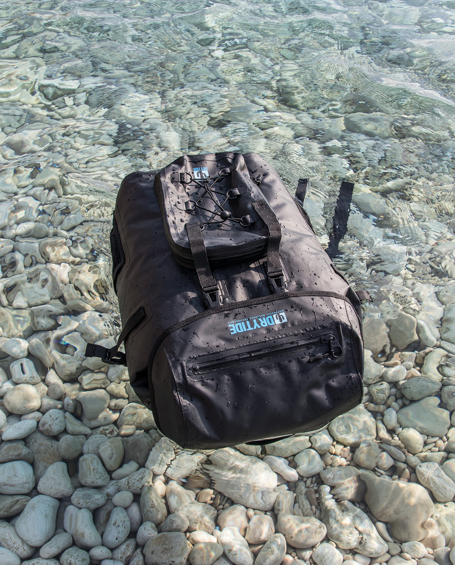 DryTide 50L Waterproof Travel Backpack - DRYTIDE Waterproof Backpacks,  Duffels and Dry Bags